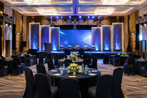 Professional event planning services in India with luxury modern event decoration
