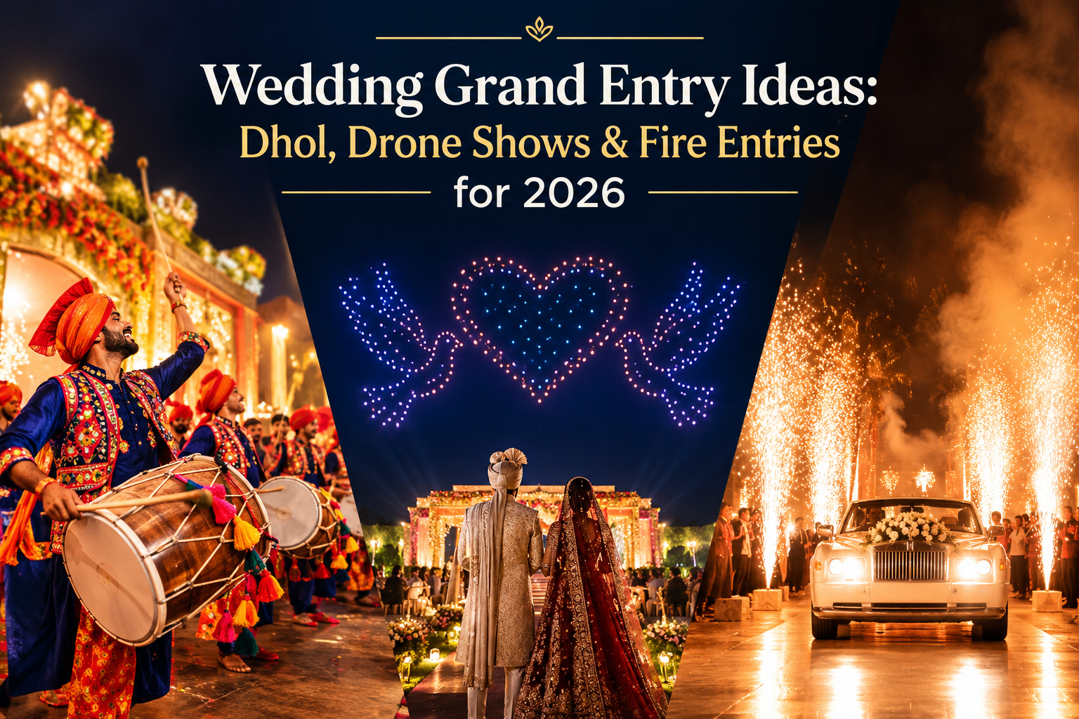 Grand Entry of groom&Bride